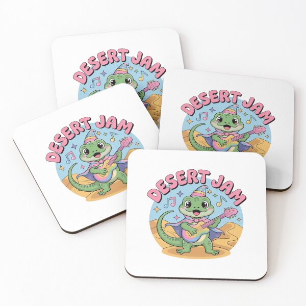Item preview, Desert Jam Lizard Playing Keytar designed and sold by MagicWander.