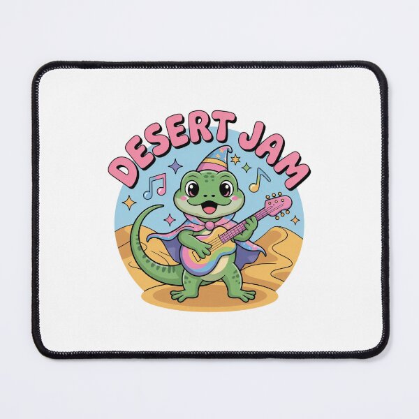Item preview, Desert Jam Lizard Playing Keytar designed and sold by MagicWander.
