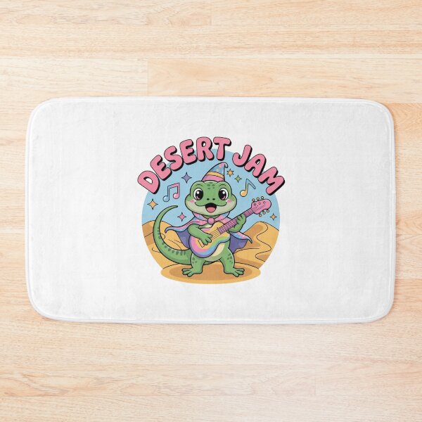 Item preview, Desert Jam Lizard Playing Keytar designed and sold by MagicWander.