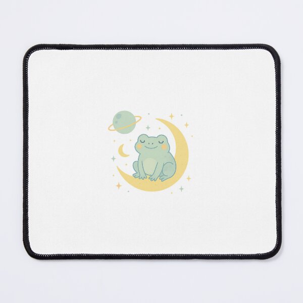 Item preview, Cosmic Frog – Peaceful Frog on a Moonlit Journey designed and sold by SheepyDaily.
