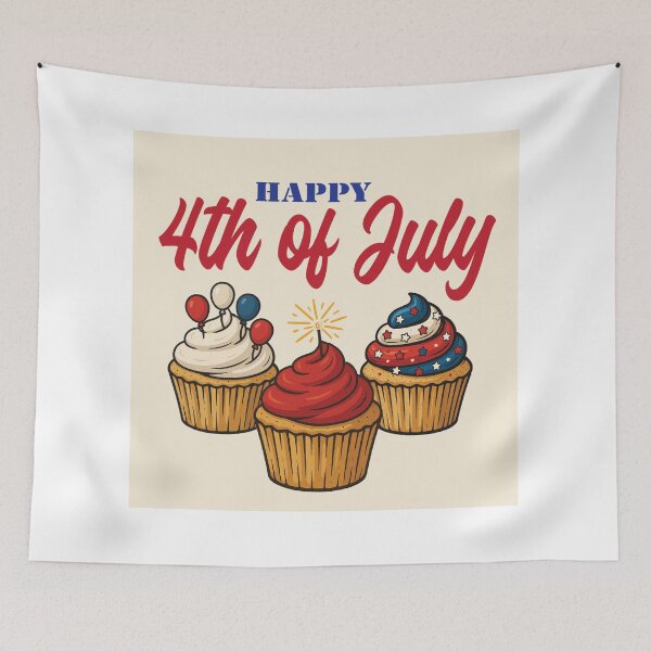 Item preview, Happy 4th of July Cupcakes designed and sold by AZTRELIS.