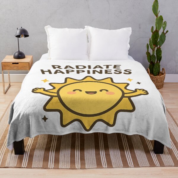 Item preview, Radiate Happiness Smiling Sun designed and sold by k3rstman1.