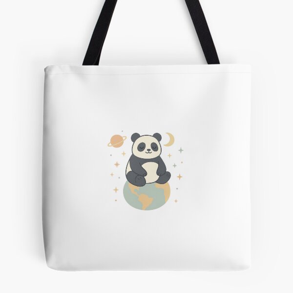 Item preview, Cosmic Panda – Meditating Panda on Planet Earth designed and sold by SheepyDaily.