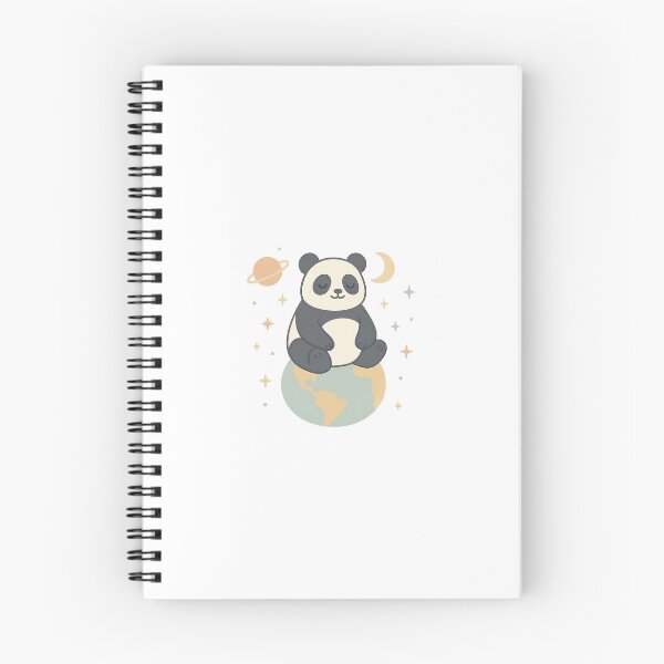 Item preview, Cosmic Panda – Meditating Panda on Planet Earth designed and sold by SheepyDaily.