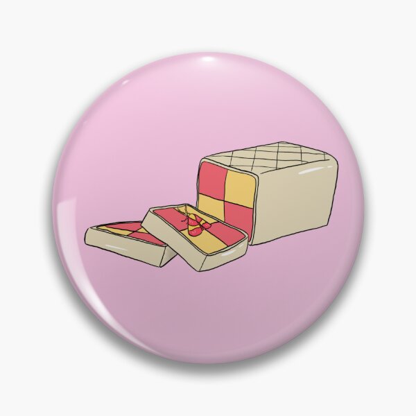 Item preview, Elton the Rosy Maple Moth - Battenberg Cake designed and sold by Pretty-Sounds.