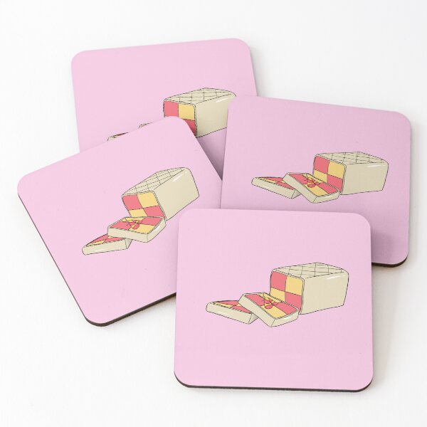 Item preview, Elton the Rosy Maple Moth - Battenberg Cake designed and sold by Pretty-Sounds.