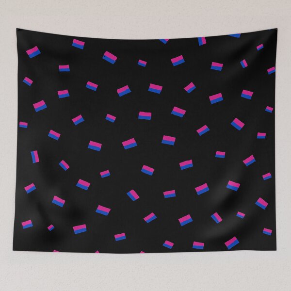 Item preview, Scattered Bisexual Pride Flags designed and sold by Owcomm.