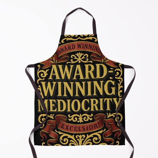 Item preview, Award-Winning Mediocrity Vintage Cheeky Humour Design designed and sold by Shoot-The-Moon.