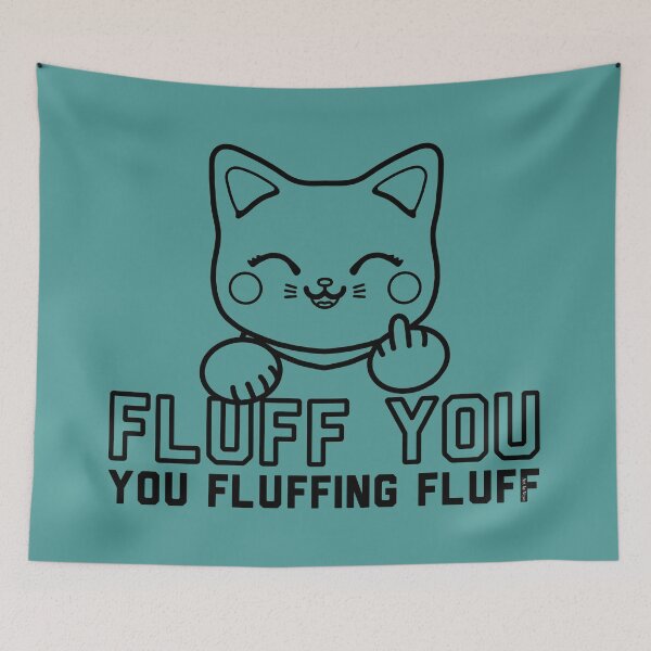Item preview, Fluff You Cat designed and sold by Art by Veya.