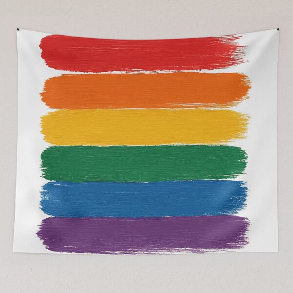 Item preview, Painted Rainbow Pride Stripes designed and sold by Owcomm.