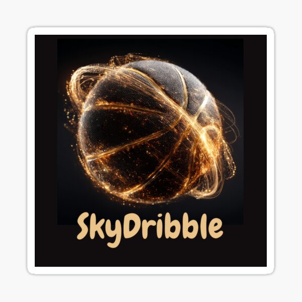 Vista previa del artículo con la obra «Baloncesto brillante en movimiento Arte de fantasía», diseñado y vendido por Maryna_Reine.