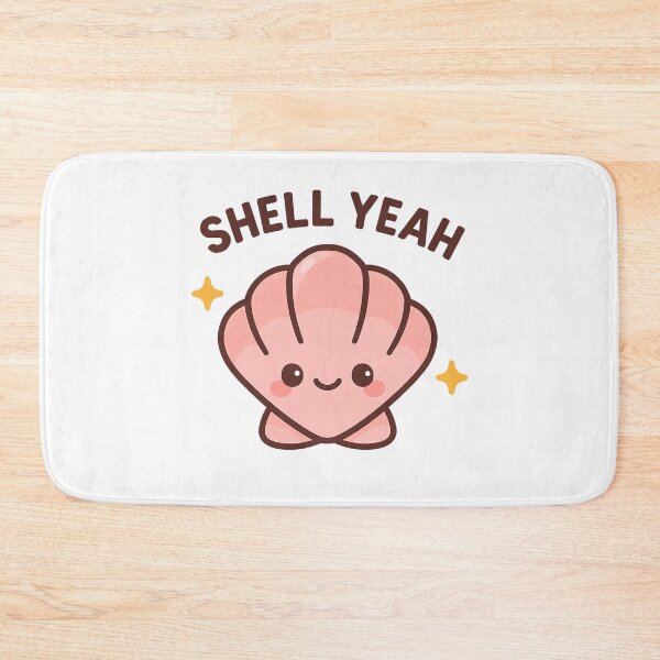 Item preview, Shell Yeah Kawaii Happy Seashell designed and sold by k3rstman1.