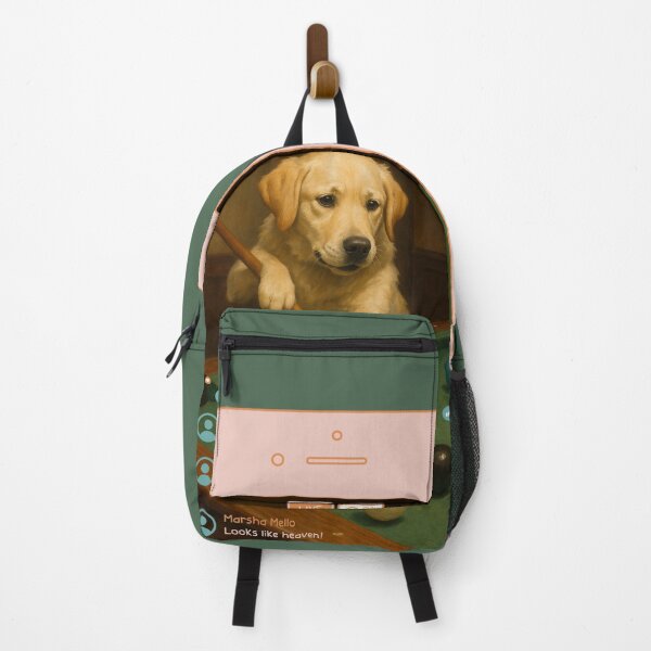 Item preview, "Billiard Dog Live Stream – Cute Golden Retriever Playing Pool" designed and sold by Nadia-joy.