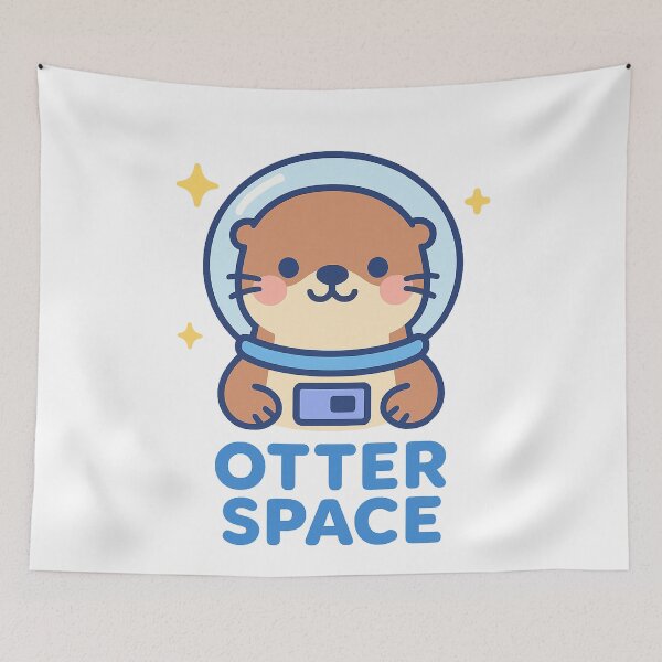 Item preview, Otter Space Astronaut designed and sold by k3rstman1.