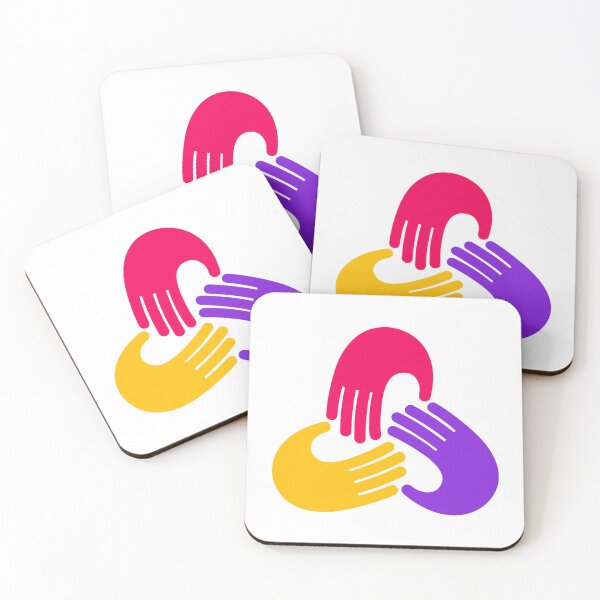 Item preview, Three United Hands Icon Logo Design designed and sold by ilunilun7.