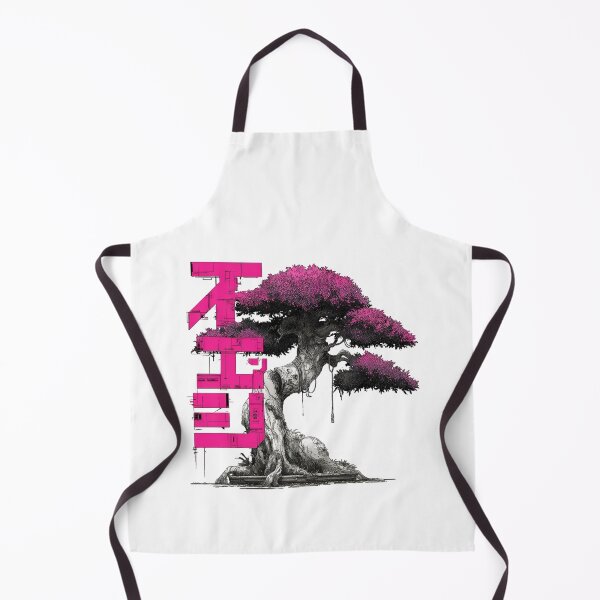 Item preview, Cyberpunk Bonsai Tree – Japanese Zen Art with Futuristic Tokyo Vibes designed and sold by RockFireMerch.