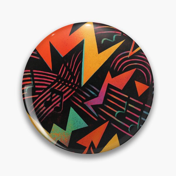 Item preview, Neon Pulse – Retro Music Geometry designed and sold by Zenvo.