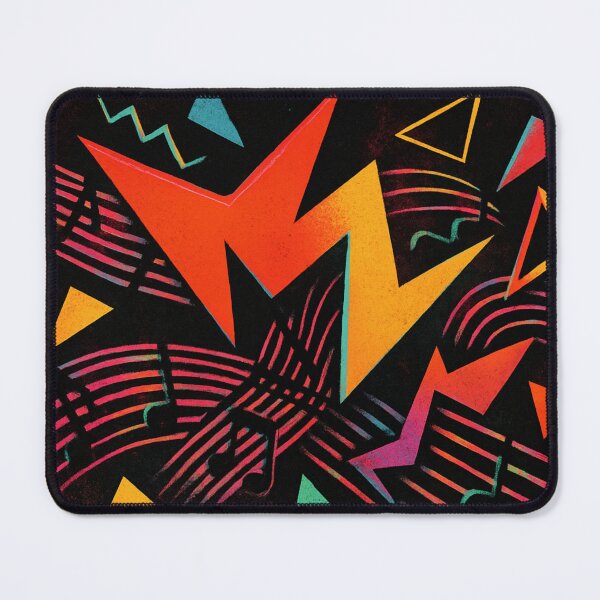 Item preview, Neon Pulse – Retro Music Geometry designed and sold by Zenvo.