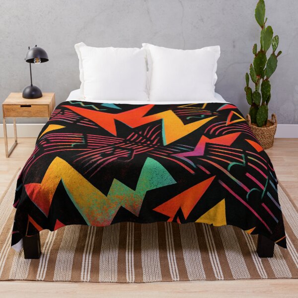 Item preview, Neon Pulse – Retro Music Geometry designed and sold by Zenvo.