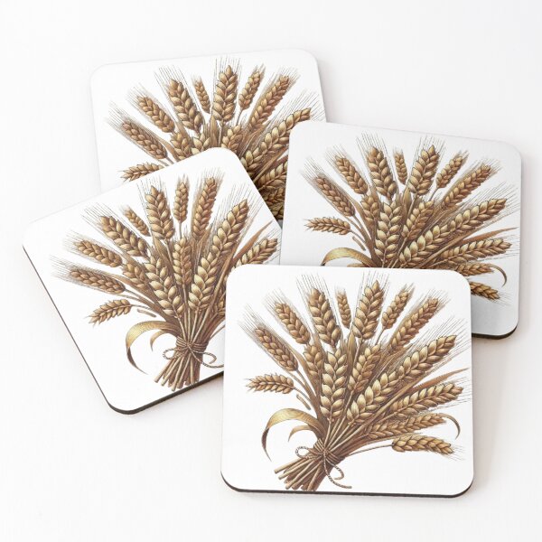 Item preview, Golden Wheat Bundle – Rustic Farm Harvest Art designed and sold by aipichub.