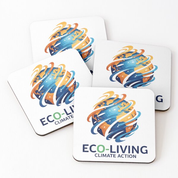 Item preview, ECO-LIVING CLIMATE ACTION designed and sold by TeeFusionShop.