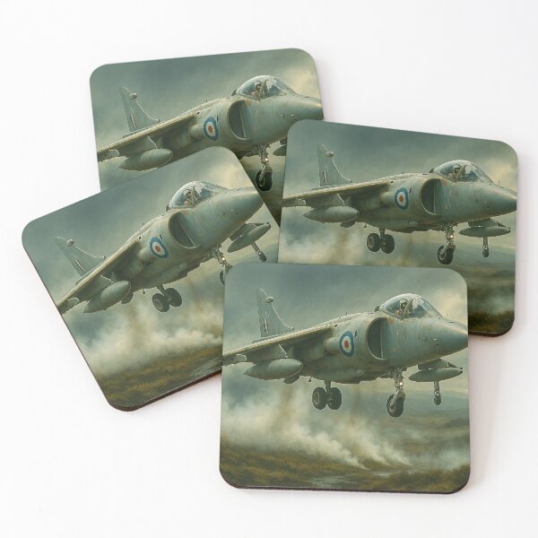 Item preview, Harrier GR3 Falklands Hover Over Peat and Smoke 1982 designed and sold by Skyframe Aviation.