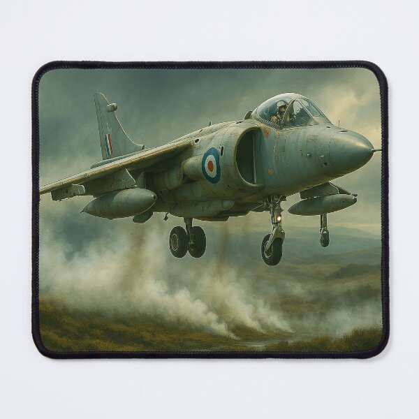 Item preview, Harrier GR3 Falklands Hover Over Peat and Smoke 1982 designed and sold by Skyframe Aviation.