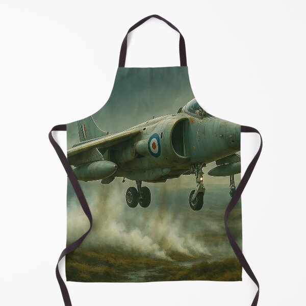 Item preview, Harrier GR3 Falklands Hover Over Peat and Smoke 1982 designed and sold by Skyframe Aviation.