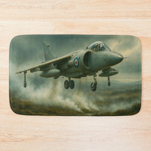Item preview, Harrier GR3 Falklands Hover Over Peat and Smoke 1982 designed and sold by Skyframe Aviation.