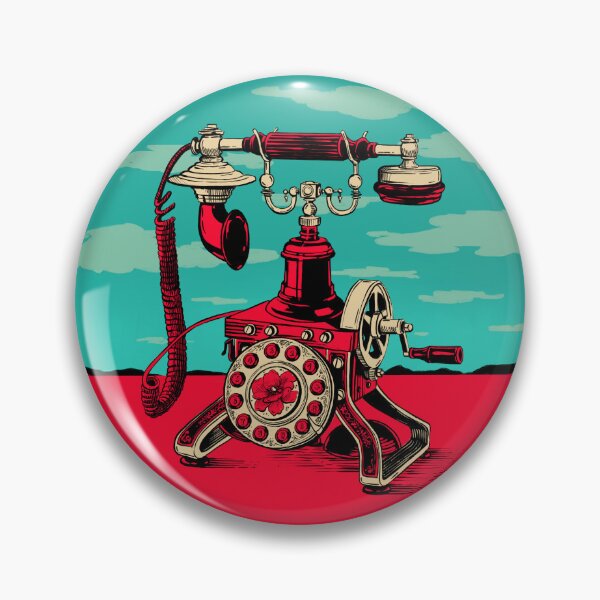 Item preview, Surreal vintage rotary phone designed and sold by Luckagrafika.