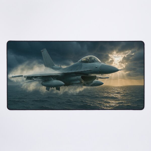 Item preview, F-16 Viper Storm Break Flight Over the Ocean designed and sold by Skyframe Aviation.
