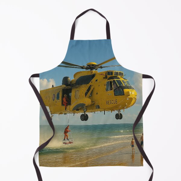 Item preview, RAF Sea King Coastal Rescue Over British Beach designed and sold by Skyframe Aviation.