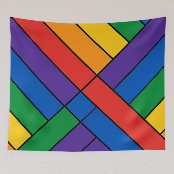 Item preview, Geometric Rainbow Intersections designed and sold by Owcomm.