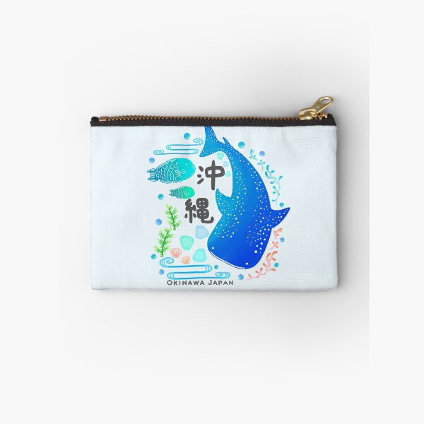 Item preview, OKINAWA Whale Shark Fish Coral Sea Glass Ocean Beach Boho Cute Japan Logo Art Bingata designed and sold by Marinaaa010.