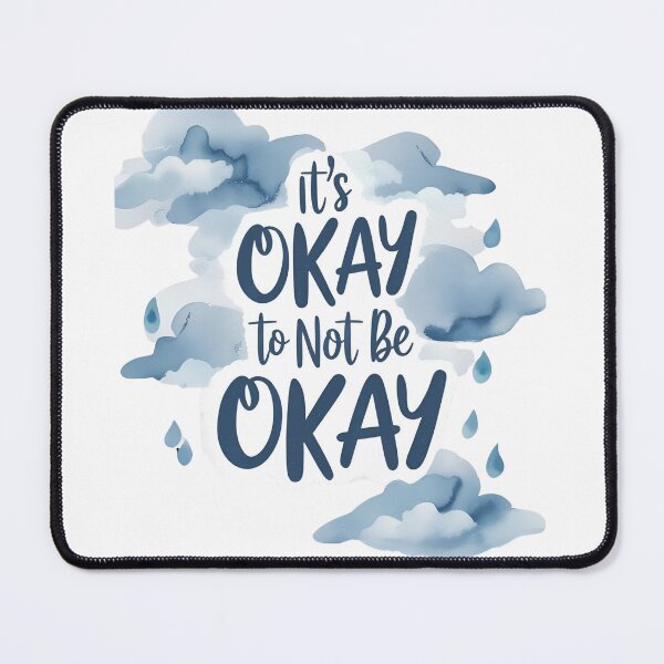 Item preview, It’s Okay to Not Be Okay – Emotional Support Quote Shirt designed and sold by Just You Tee | Say It Loud, Wear It Proud.