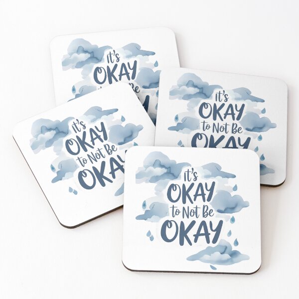 Item preview, It’s Okay to Not Be Okay – Emotional Support Quote Shirt designed and sold by Just You Tee | Say It Loud, Wear It Proud.