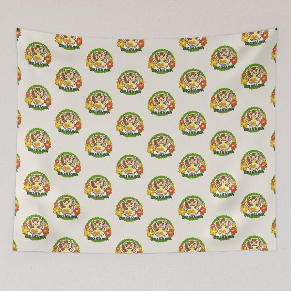 Item preview, OKINAWA SHISA & Soba Cute Japan Okinawa Sake Logo Food Art designed and sold by Marinaaa010.