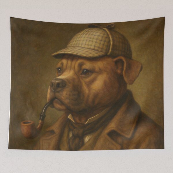 Item preview, Rembrandt Inspired Staffordshire Bull Terrier  designed and sold by NikkiBear67.