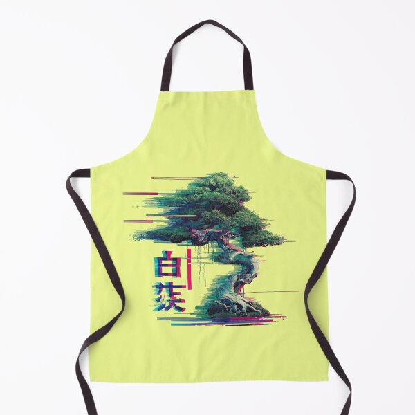 Item preview, Futuristic Bonsai – Japanese Cyberpunk Glitch Art designed and sold by RockFireMerch.