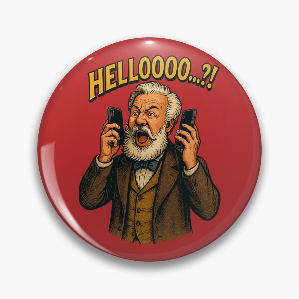 Item preview, Alexander Graham Bell – "HELLOOOO...?!" designed and sold by Neonyx2020.