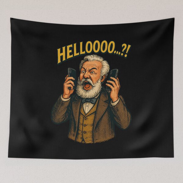 Item preview, Alexander Graham Bell – "HELLOOOO...?!" designed and sold by Neonyx2020.