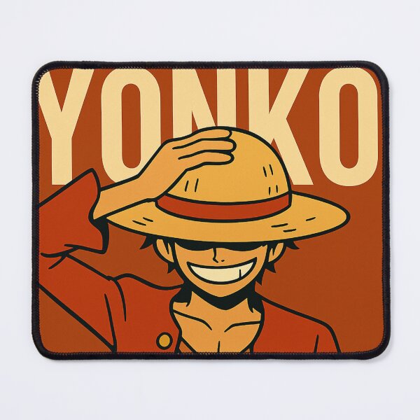 Item preview, YONKO Luffy Minimalist Art – One Piece Emperor Tribute designed and sold by Krushnal Patil.