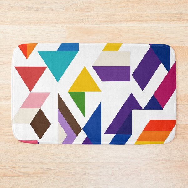 Item preview, Geometric Pride Flag Puzzle designed and sold by Owcomm.