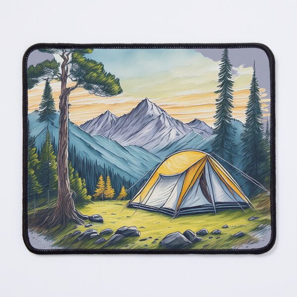 Item preview, Camping in the Mountains designed and sold by Find Your Lost.
