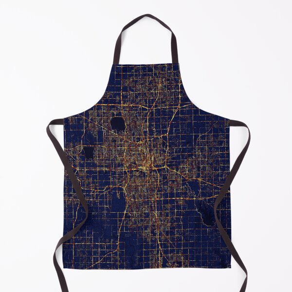 Item preview, Oklahoma City, USA Map - City At Night designed and sold by deMAP.