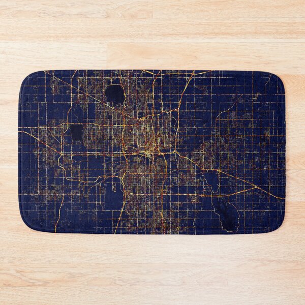Item preview, Oklahoma City, USA Map - City At Night designed and sold by deMAP.