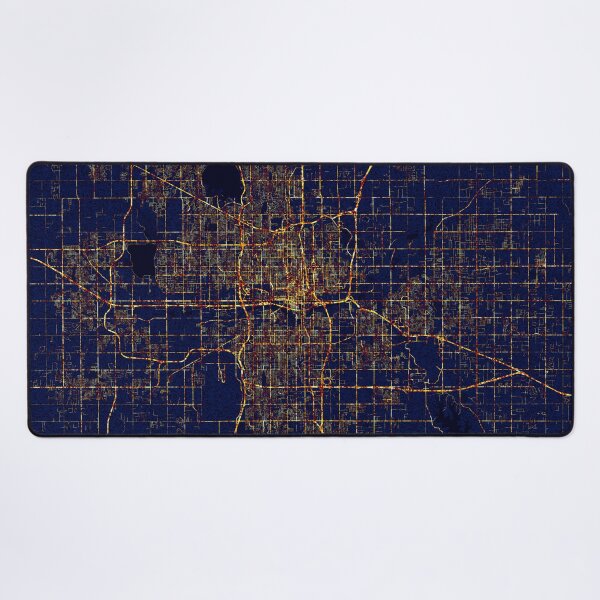 Item preview, Oklahoma City, USA Map - City At Night designed and sold by deMAP.