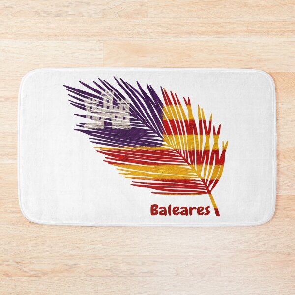 Item preview, Abstract Flag of the Balearic Islands – Feather Design designed and sold by ArteJorge48.