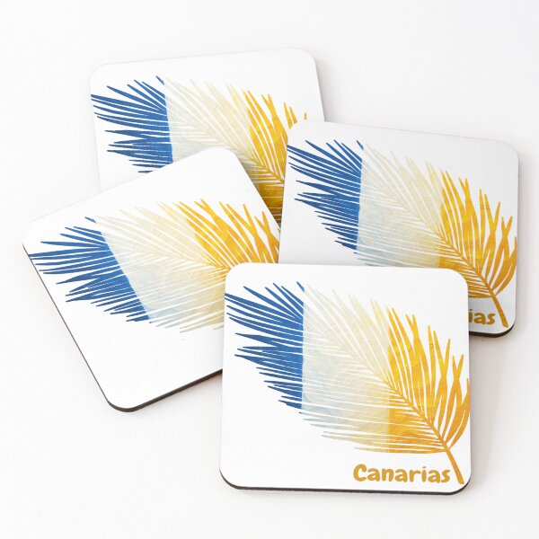 Item preview, Abstract Flag of the Canary Islands – Feather Design designed and sold by ArteJorge48.
