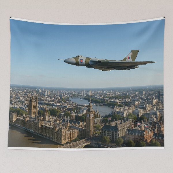 Item preview, Avro Vulcan Over London designed and sold by Skyframe Aviation.